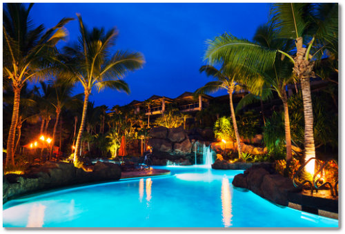 luxury swimming pool