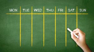 Clean Slate Whats in your week
